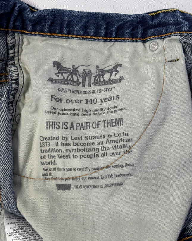 Levi's Classic Blue Denim Shorts