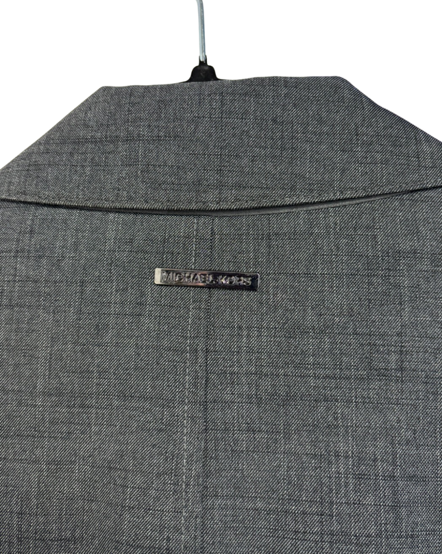 Michael Kors Grey Slim Fit Car Coat