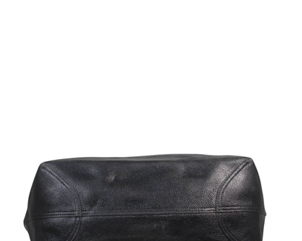 Coach Black Pebbled Leather Tote Bag