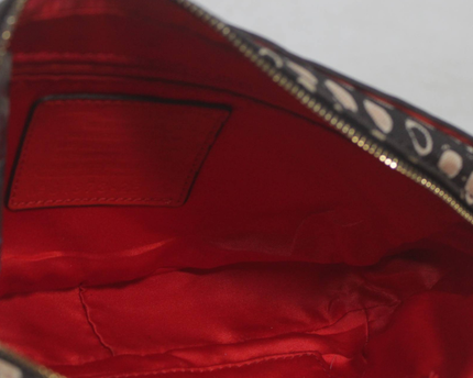 Coach Floral Print Red/Multicolor Crossbody Bag