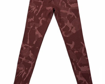 Gymshark Burgundy Camo Adapt Seamless Leggings
