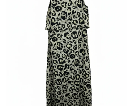 Dorothy Perkins Animal Print Sleeveless Layered Maxi Dress
