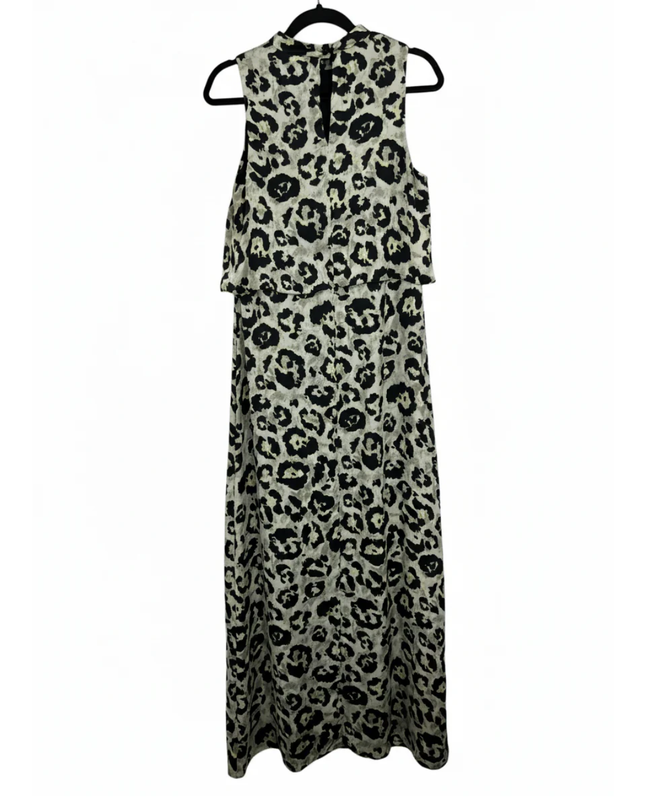 Dorothy Perkins Animal Print Sleeveless Layered Maxi Dress