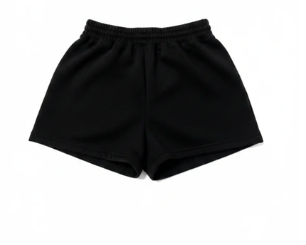 Alo Black Fleece Lounge Shorts