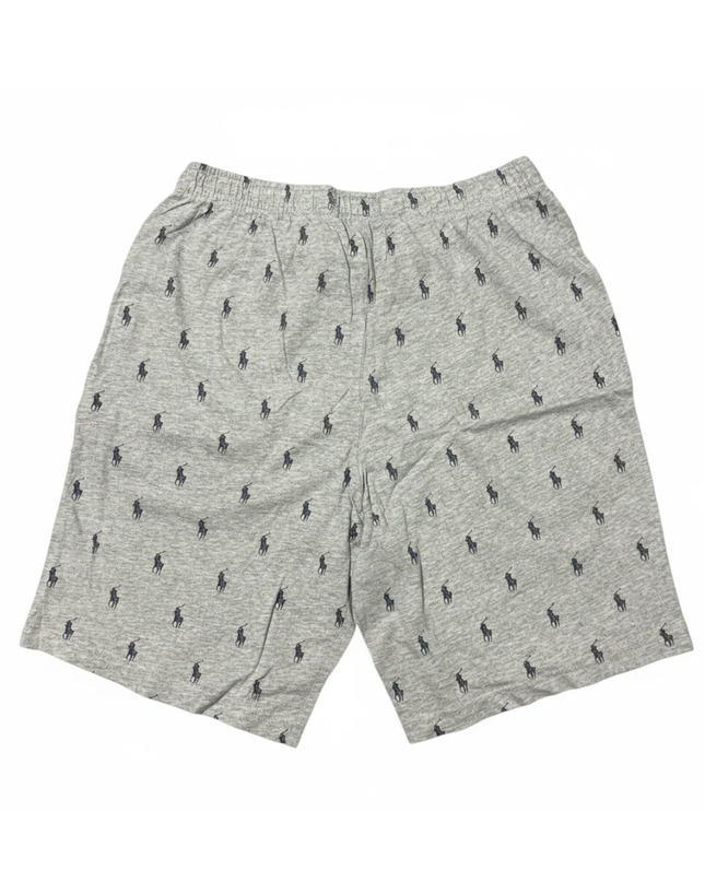 Polo Ralph Lauren Grey Allover Pony Print Sleep Shorts