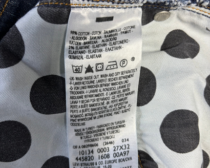 Levi's Blue Engineered Straight Leg Jeans