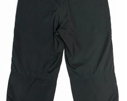 Nike Black Cropped Drawstring Capri Pants