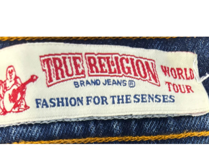 True Religion Blue Straight Leg Jeans