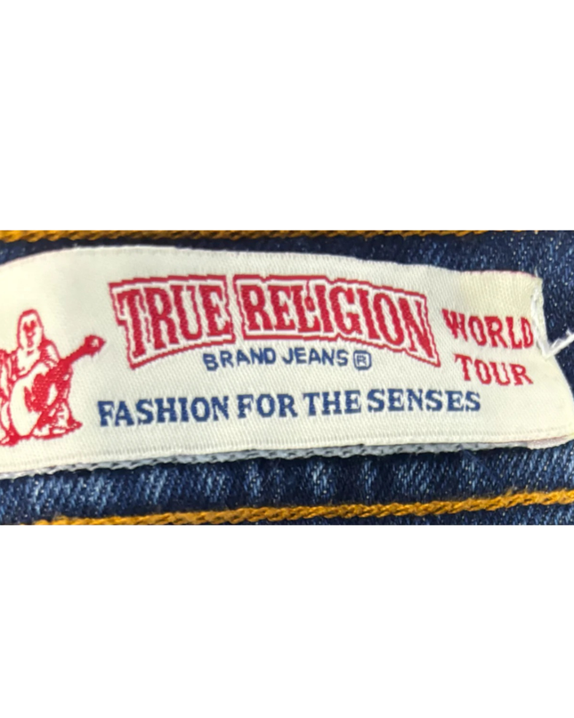 True Religion Blue Straight Leg Jeans