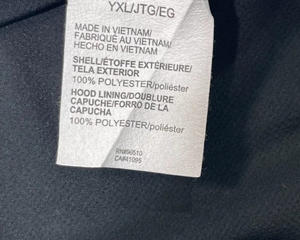 Under Armour Black Hooded Windbreaker Jacket