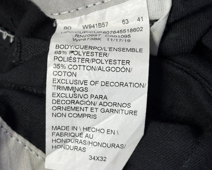 Dickies Slim Straight Fit Black Work Pants