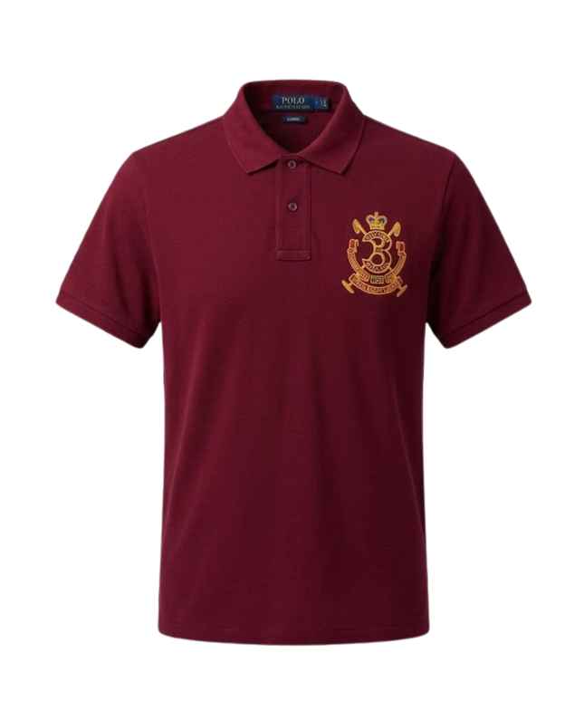 Polo Ralph Lauren Maroon Classic Fit Crest Polo Shirt