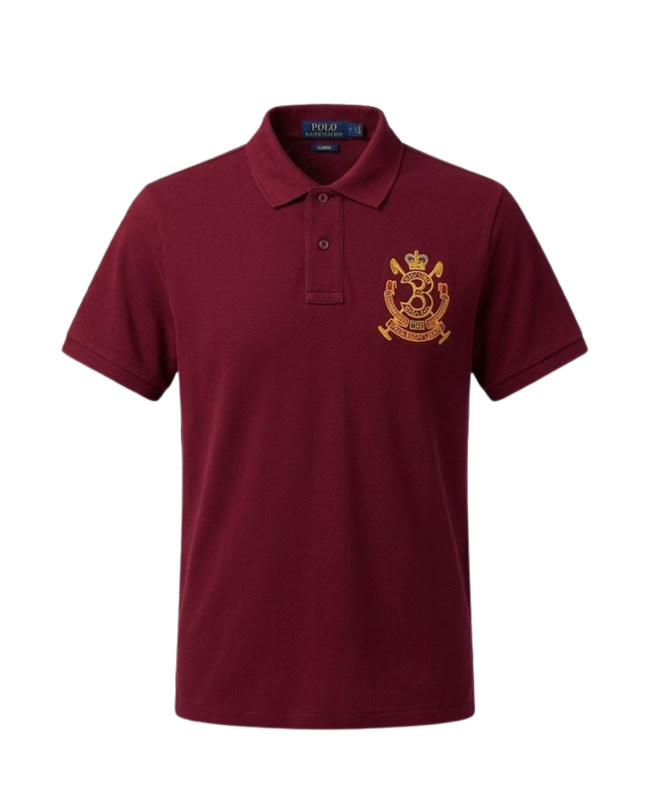 Polo Ralph Lauren Maroon Classic Fit Crest Polo Shirt
