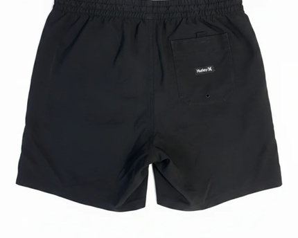 Hurley Men's Black Drawstring Athletic Board Shorts