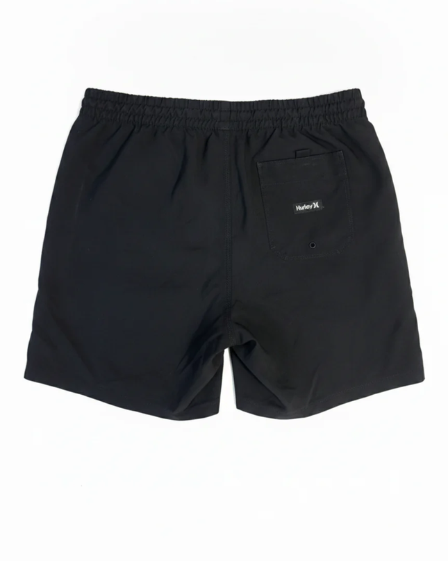Hurley Men's Black Drawstring Athletic Board Shorts
