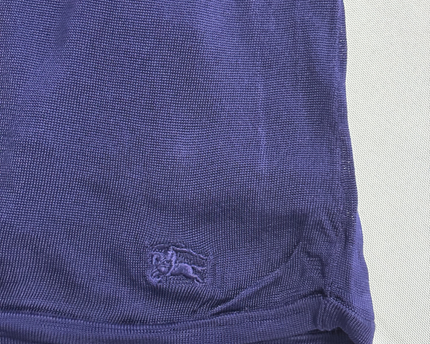Burberry London Purple Sleeveless Knit Tunic Top