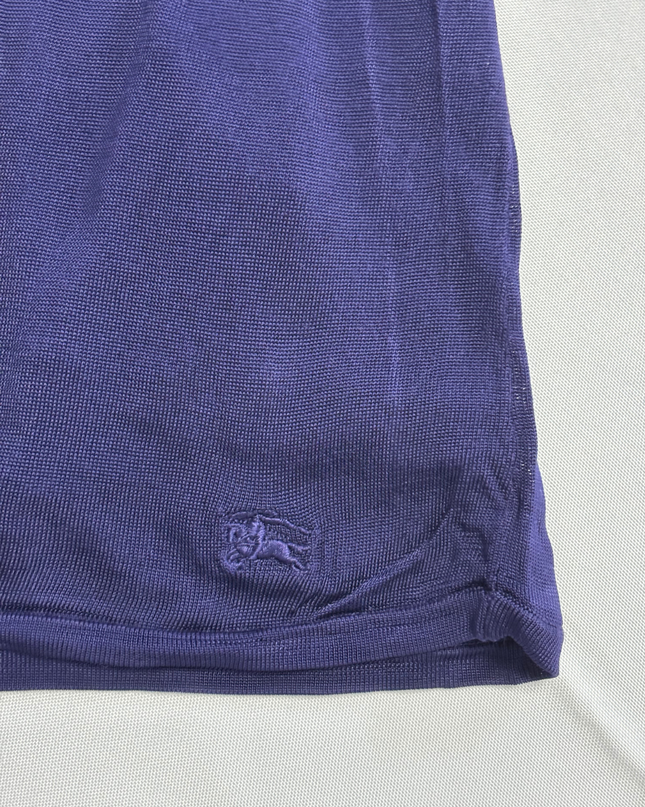 Burberry London Purple Sleeveless Knit Tunic Top