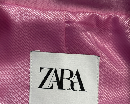 Zara Pink Cropped Single Button Blazer / W Tags