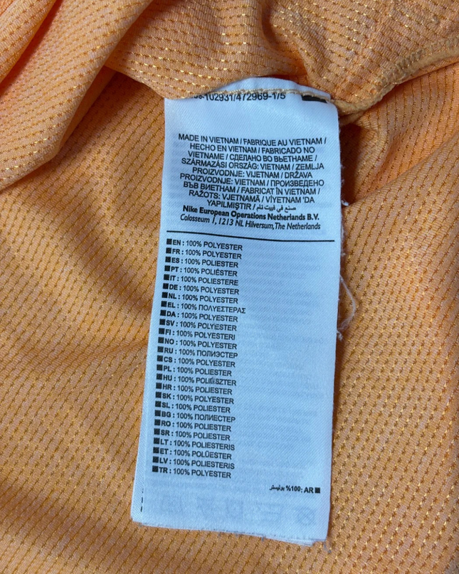 Nike Orange Dri-FIT Running Sports T-Shirt