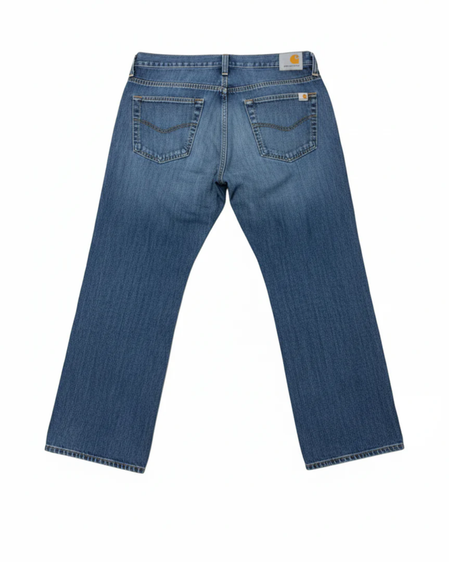 Carhartt Blue Loose Straight Fit Denim Jeans