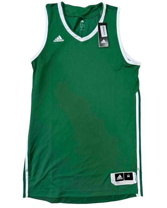 Adidas Green & White Basketball Jersey - S | With Tags