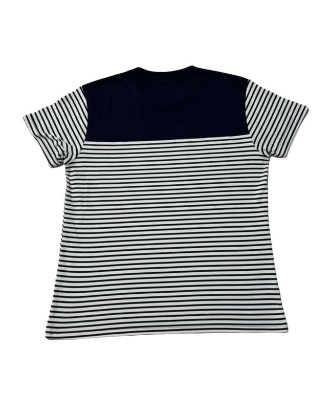 Orlebar Brown Navy Blue Striped Sammy Breton T-Shirt