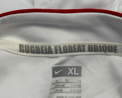 Nike White England Rugby O2 Sponsor Jersey XL