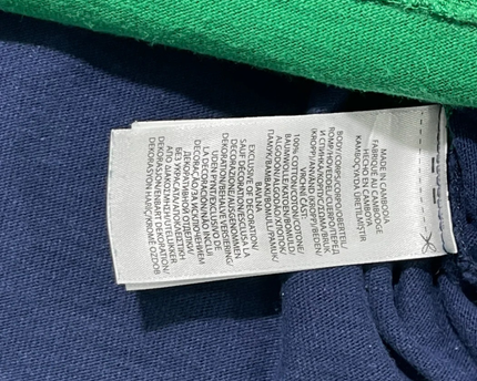 Polo Ralph Lauren Green/Navy Blue Long-Sleeve Rugby Polo Shirt