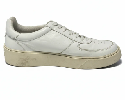 DOOA White Platform Leather Sneakers