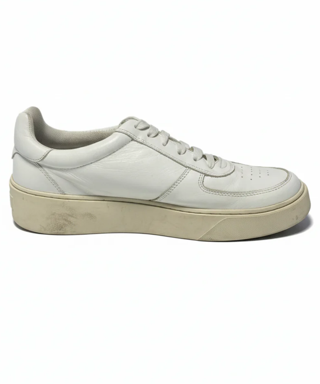 DOOA White Platform Leather Sneakers