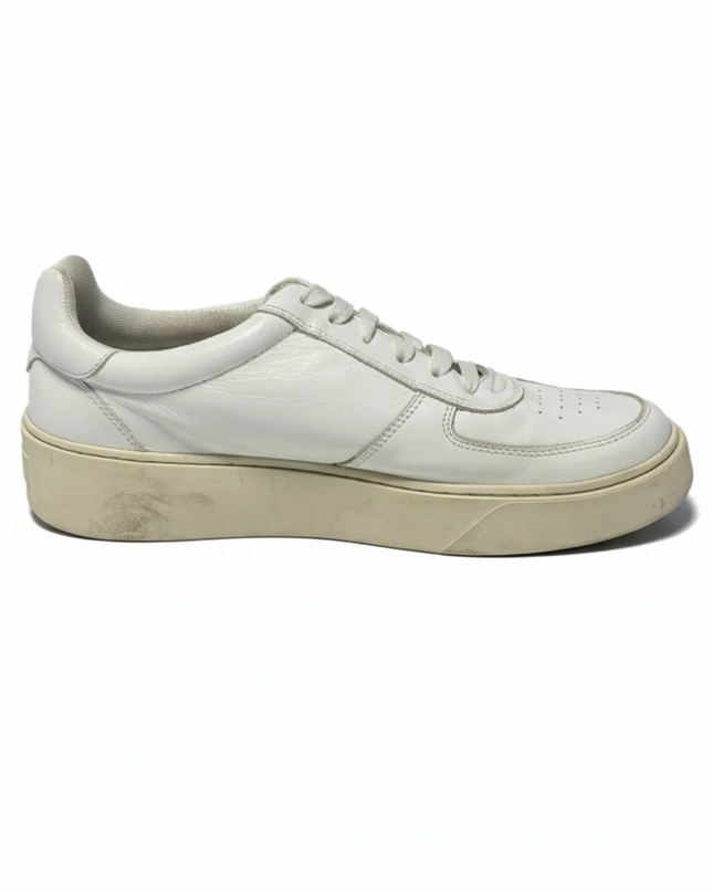 DOOA White Platform Leather Sneakers