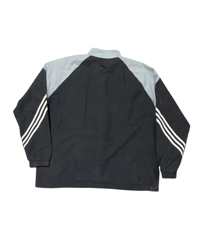 Adidas Black Two-Tone Performance Windbreaker Track Jacket