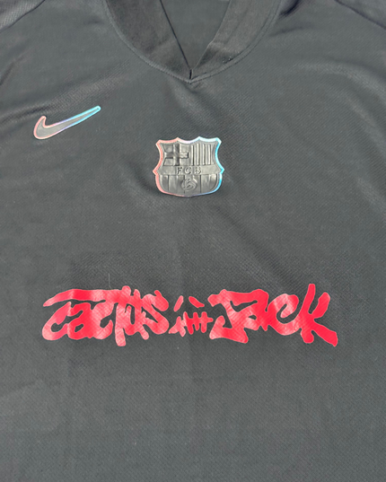 Nike Black FC Barcelona x Cactus Jack Travis Scott Jersey