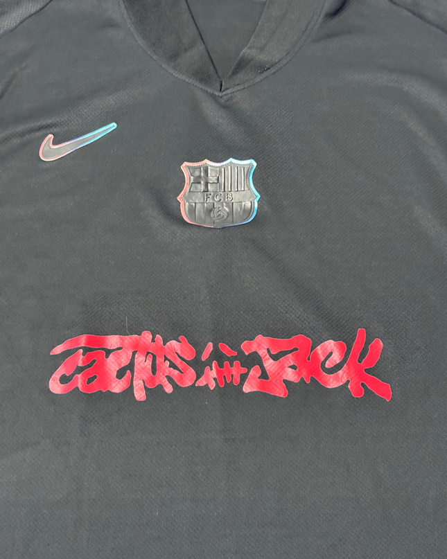 Nike Black FC Barcelona x Cactus Jack Travis Scott Jersey