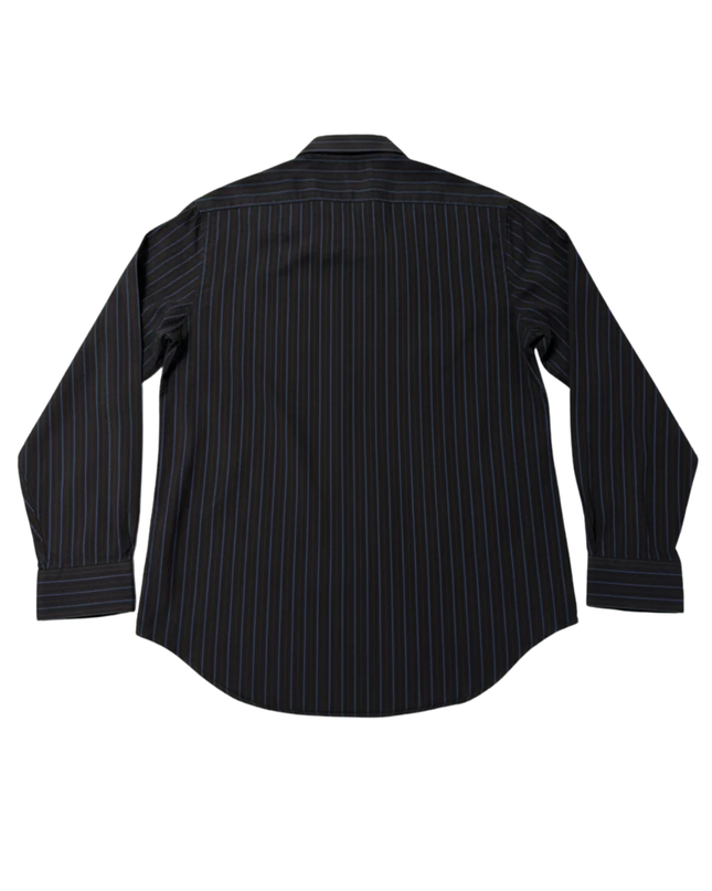 DKNY Brown Striped Slim Fit Long Sleeve Button Down Shirt