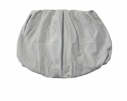Grimelange White Cotton Puff Bubble Skirt