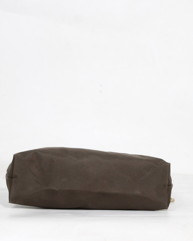 Longchamp Brown Le Pliage Toiletry Case Pouch