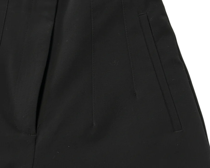 Zara Black High-Waisted Tailored Trousers