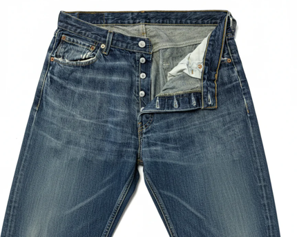 Levi's 501 Original Fit Blue Straight Leg Jeans