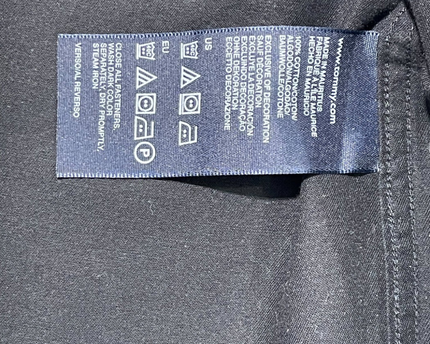 Tommy Hilfiger Black Long Sleeve Button-Down Shirt