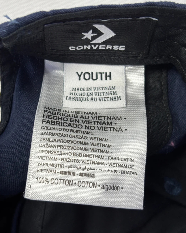 Converse Navy Blue Youth All Star Classic Cap W/Tags