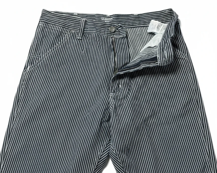 Carhartt WIP Blue Hickory Stripe Single Knee Workwear Pants