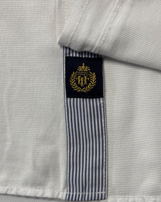 Tommy Hilfiger White Long Sleeve Button-Down Shirt