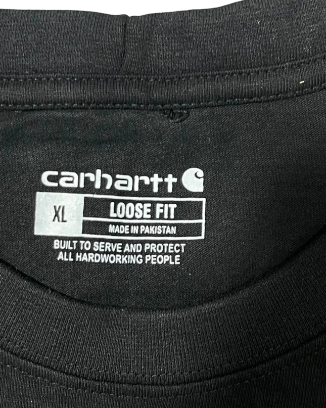 Carhartt Black Loose Fit Short Sleeve Pocket T-Shirt W/Tags