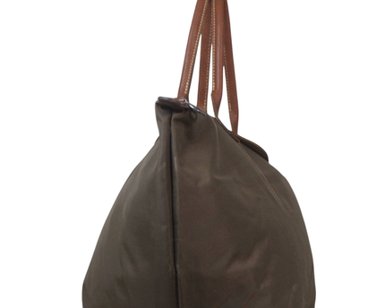 Longchamp Brown Le Pliage Large Tote Bag