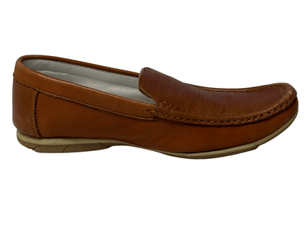 DIESEL Classic Tan Leather Driving Loafers | Brown | EU 42