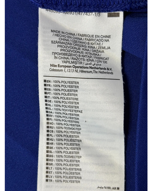 Nike Golf Blue Tour Performance Sports Polo