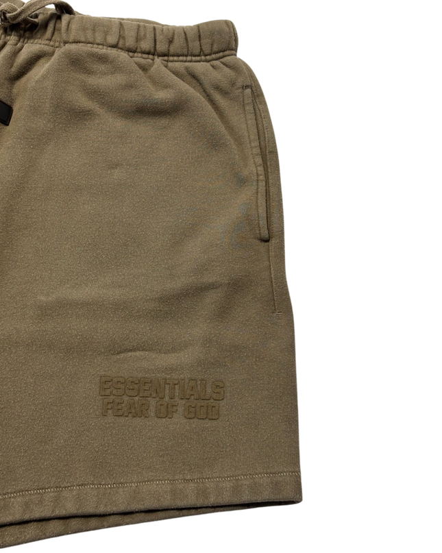 Fear of God Essentials Brown Fleece Lounge Shorts