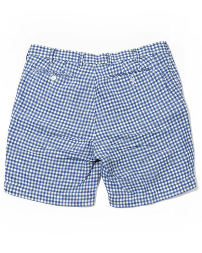 Polo by Ralph Lauren Blue Gingham Straight Fit Shorts