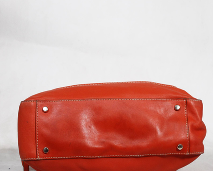 Kate Spade Orange Leather Satchel Bag